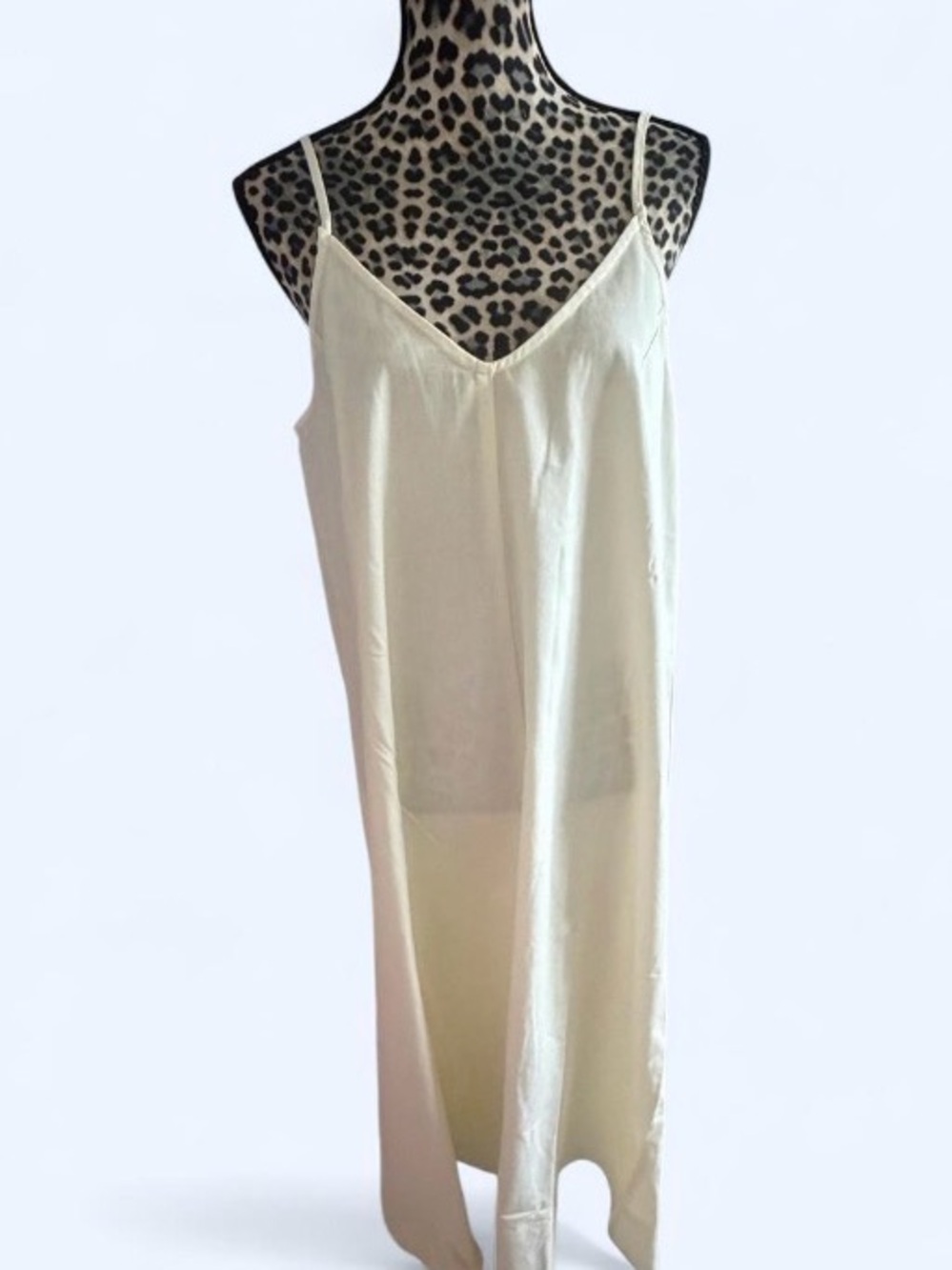 Classic Cream Linen Style Dress